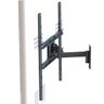 SUPORTE TV 10" a 65" VESA 600X400 3 MOVIMENTOS PRETO - 2