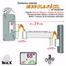 SUPORTE TV 10" a 65" VESA 600X400 3 MOVIMENTOS PRETO - 7