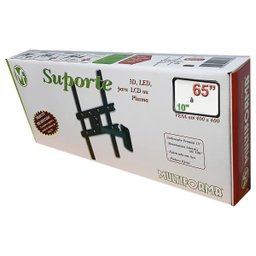SUPORTE TV 10" a 65" VESA 600X400 3 MOVIMENTOS PRETO - 4