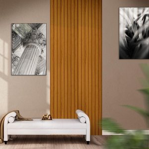 Placa Decorativa Ripada 95 Cm X 250 Cm 100% Mdf Naturale Notório Jm Móveis