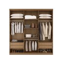 Ver imagem 2 de Guarda Roupa Rufato 6 Portas 4 Gavetas Bahia com Pés