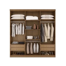 Guarda Roupa Rufato 6 Portas 4 Gavetas Bahia com Pés - 2