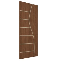 Porta de Madeira Frisada U.v 210cm X 70cm - R10s:imbuia - 1