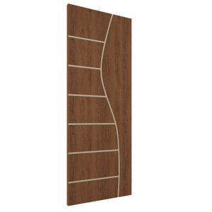 Porta de Madeira Frisada U.v 210cm X 70cm - R10s:imbuia