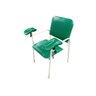 Cadeira Hospitalar Coleta de Sangue Standard com Braçadeira Lateral Verde Bandeira - 1