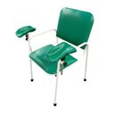 Ver imagem 1 de Cadeira Hospitalar Coleta de Sangue Standard com Braçadeira Lateral Verde Bandeira