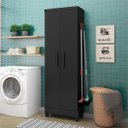 Ver imagem 2 de Armário Multiuso 2 Portas Bologna Q01 Preto - ADJ Decor