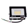 Kit 10 Refletor Led 30w 3000k Preto Bivolt Foxlux - 1