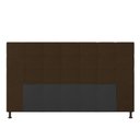 Ver imagem 3 de Cabeceira Cama Box King 195cm Suede Marrom
