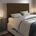 Ver imagem 1 de Cabeceira Cama Box King 195cm Suede Marrom
