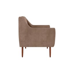 Poltrona Cadeira Decorativa Escritório Veneza Matrix Marrom - 3