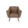 Poltrona Cadeira Decorativa Escritório Veneza Matrix Marrom - 2