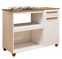 Ver imagem 2 de Balcão Chicago para Cooktop 4 Bocas 1 Porta e 1 Gaveta - Kaiki
