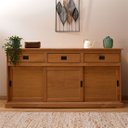 Ver imagem 1 de Balcão Aparador Madeira 3 Portas 3 Gavetas Savona