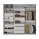 Ver imagem 2 de Guarda-Roupa 3 Portas de Correr 3 Gavetas Lumina Branco
