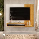 Ver imagem 1 de Painel para Tv Ate 50 Polegadas Ripado 2 Prateleiras Nando Cedro Bali Dj Móveis