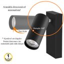 Ver imagem 2 de Arandela Direcionável Estilo Spot Preto Mr11 Quarto Lup84