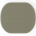 Ver mais imagens de Kit 2 Puffs Decorativos Orgânico para Living Quarto 70cm Doha W01 Bouclê Verde Oliva - Lyam Decor