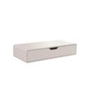 Ver imagem 1 de Mesa de Escritório Suspensa com 1 Gaveta Curve Off White