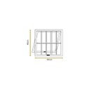 Ver imagem 4 de Vitro Maxim Ar com Grade Branco 40x60 Linha 25 Jade