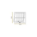 Ver imagem 4 de Vitro Maxim Ar com Grade Branco 40x60 Linha 25 Jade