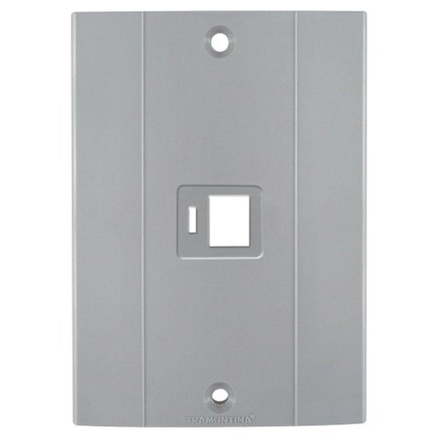 Tampa com Suporte para 1 Tomada Rj 45 para Conduletes Plastibox Tramontina