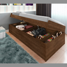 Cama Solteiro Camila com Baú Interno Design Moderno Framar:mallbec - 3