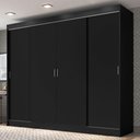 Ver imagem 2 de Guarda-roupa Casal Madesa Austin 4 Portas de Correr 3 Gavetas