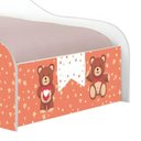 Ver imagem 4 de Cama Infantil Solteiro Ursinho de Pelúcia MDF Branco Casah