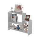 Ver imagem 2 de Rack Nicho Aparador Girona Branco para TV Sala Quarto Escritorio