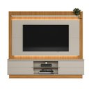 Ver imagem 2 de Painel Tv até 75" Sala Home Theater 215cm Rômulo Led Naturale/off White L04 - D'rossi