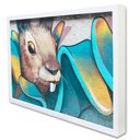 Ver imagem 1 de Quadro Decorativo Caixa Arte de Rua Tacolado Moldura Caixa 3cm Madeira com Vidro 20 X 30cm