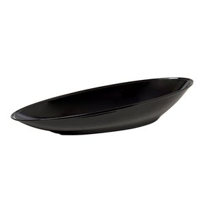 Saladeira Oval 60cm Preta em Policarbonato Linha Profissional Cook Vem
