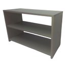 Ver imagem 1 de Nicho Sapateira para Quarto Sala Hall Lavanderia 25x40x 60cm - Cinza