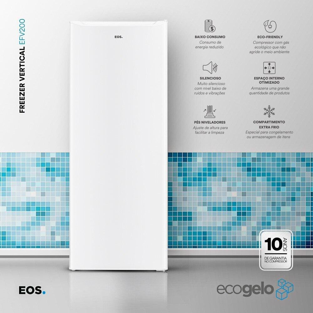 Freezer Vertical EOS 168 Litros EcoGelo EFV200 220V - 7