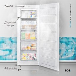 Freezer Vertical EOS 168 Litros EcoGelo EFV200 220V - 8