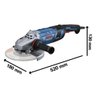 Esmerilhadeira Angular Brushless 9 Gws30-pb 2800w Bosch 220v - 5