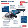 Esmerilhadeira Angular Brushless 9 Gws30-pb 2800w Bosch 220v - 9