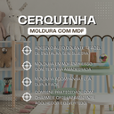 Ver imagem 4 de Kit 10 Meia Parede Cerquinha Moldura de Madeira Infantil