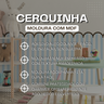 Kit 10 Meia Parede Cerquinha Moldura de Madeira Infantil - 4