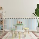 Ver imagem 1 de Kit 10 Meia Parede Cerquinha Moldura de Madeira Infantil