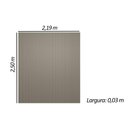 Ver imagem 4 de Painel de Cozinha até 85 Pol Modular 2.2 Ripado 219x250cm Gris Fosco - Linea Brasil