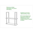 Ver imagem 4 de Prateleira Industrial Suspensa Parede Multifuncional Preto Aurora