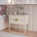 Ver imagem 6 de Kit 02 Mesas de Cabeceira 2g Organica 60 cm 28062 Off White Artesano