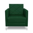 Ver imagem 3 de Poltrona Helena Decorativa Clinica e Recepção:verde