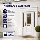 Ver imagem 2 de Tinta Esmalte Premium Brilhante Base Água Cor Branco 225ml Baixo Odor Secagem Rápida Durín