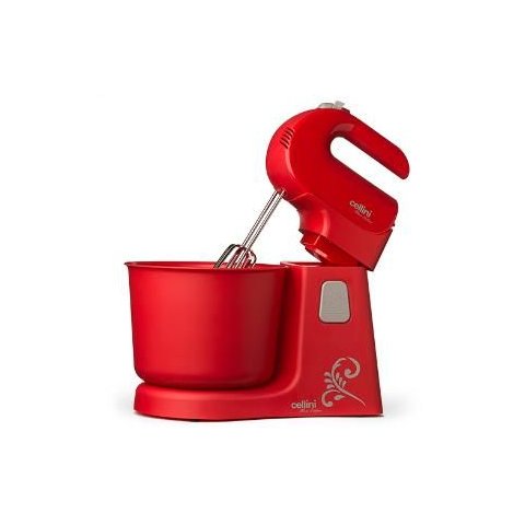 Batedeira Maxi Deluxe Cellini Vermelho 4 Velocidades 300w 127v