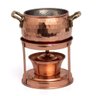 Rechaud Fogareiro em Cobre Fondue Queijo e Chocolate 1900ml - 1