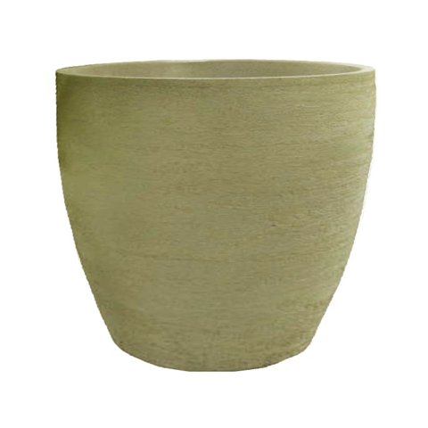 Vaso Planta 40x40 Oval Moderno Polietileno - AREIA 001