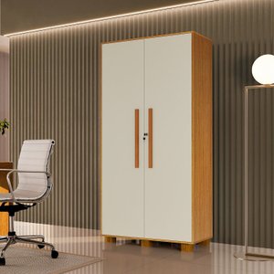 Armário para Escritório Multiuso 2 Portas com Chave 100% Mdf Dacar